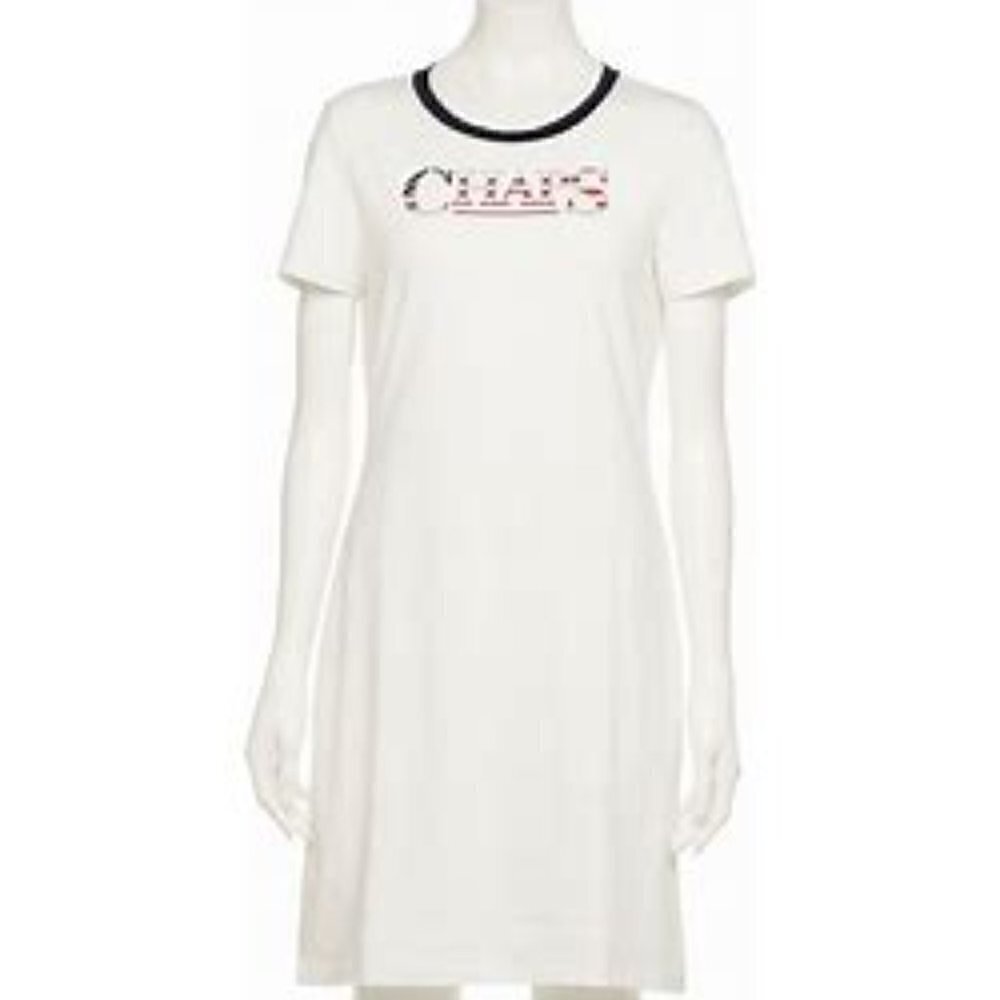 Chaps Short Sleeve Logo T shirt Dress Sz S